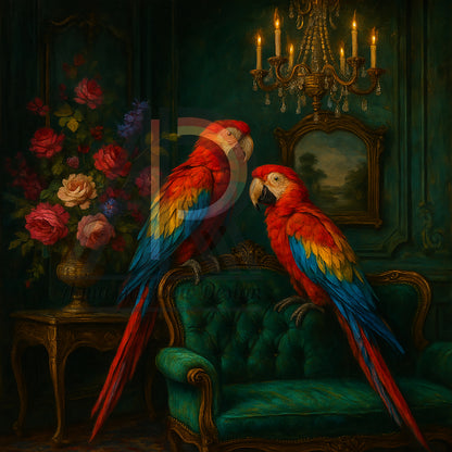 Emerald Salon Macaws