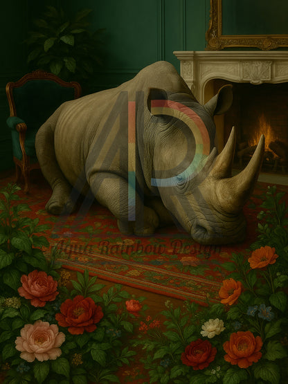 Emerald Hearth Rhino