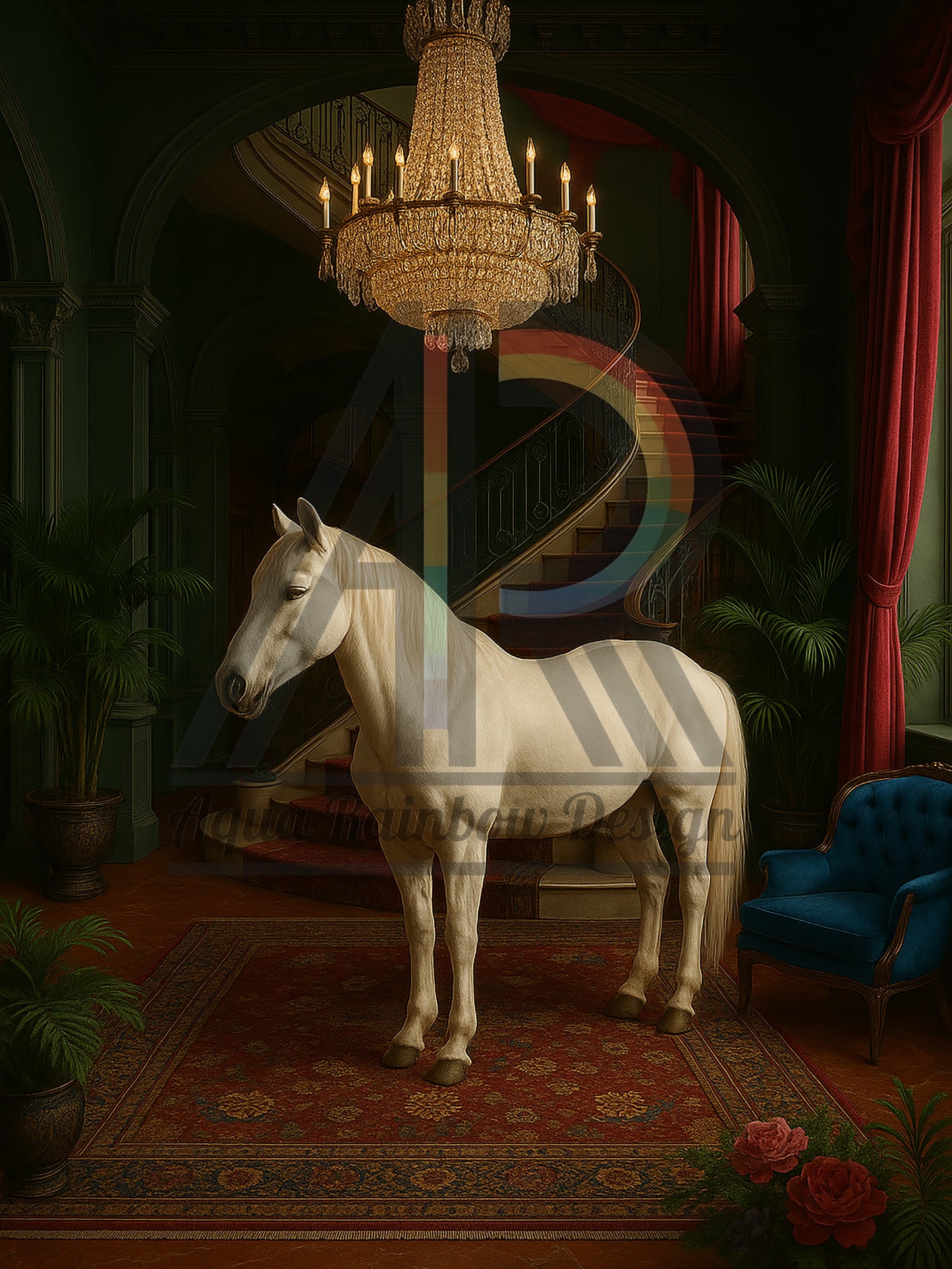 Ivory Staircase Stallion