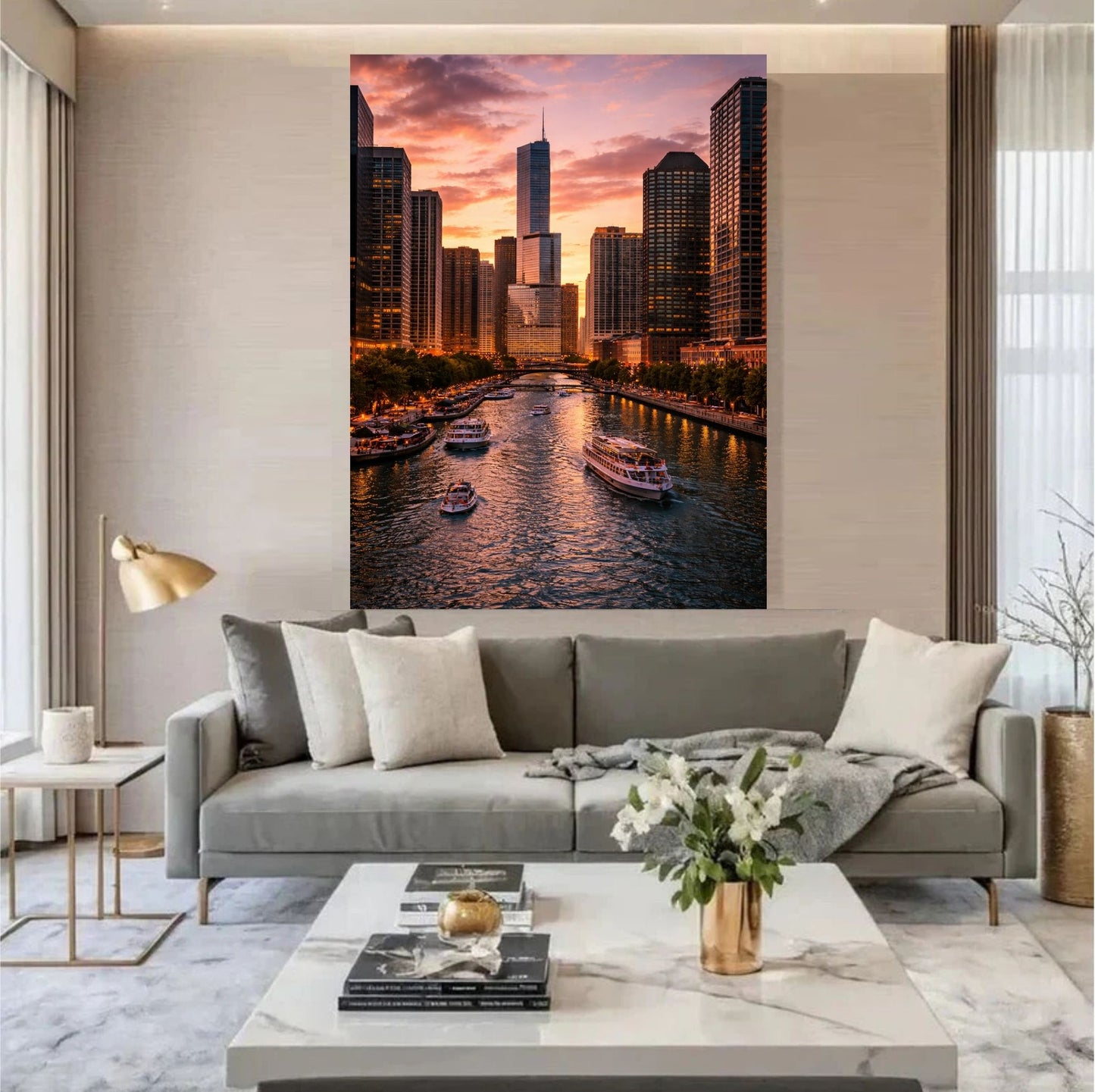 Chicago Skyline View