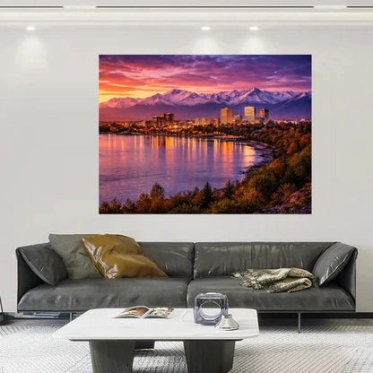 Anchorage Alaska Sunset View