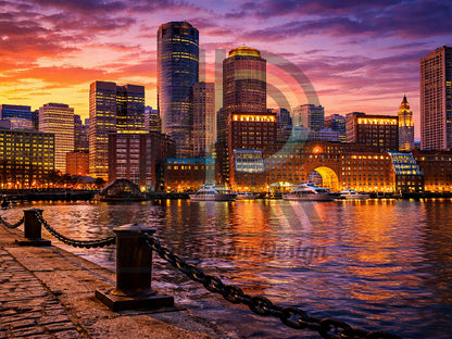 Boston Skyline View