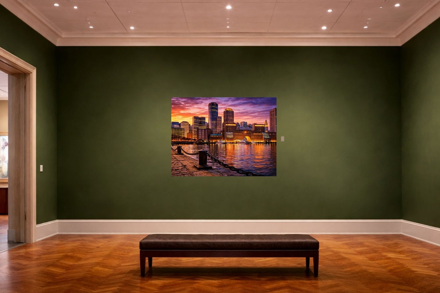 Boston Skyline View