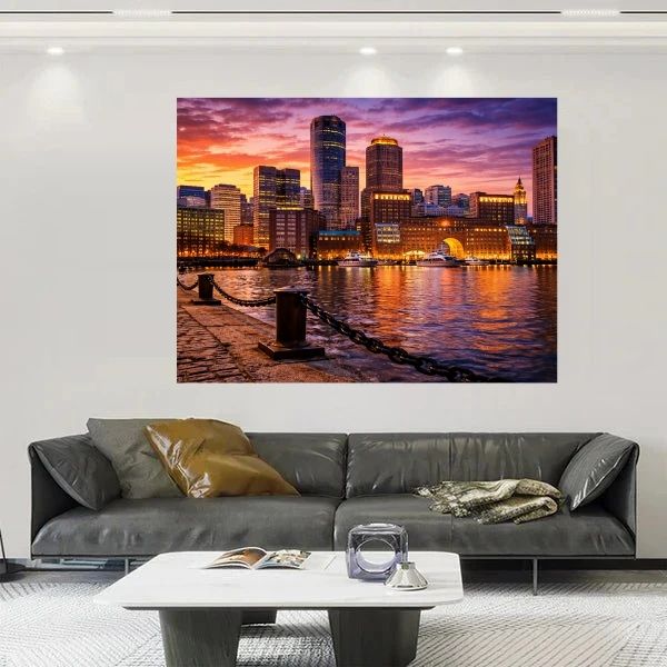 Boston Skyline View