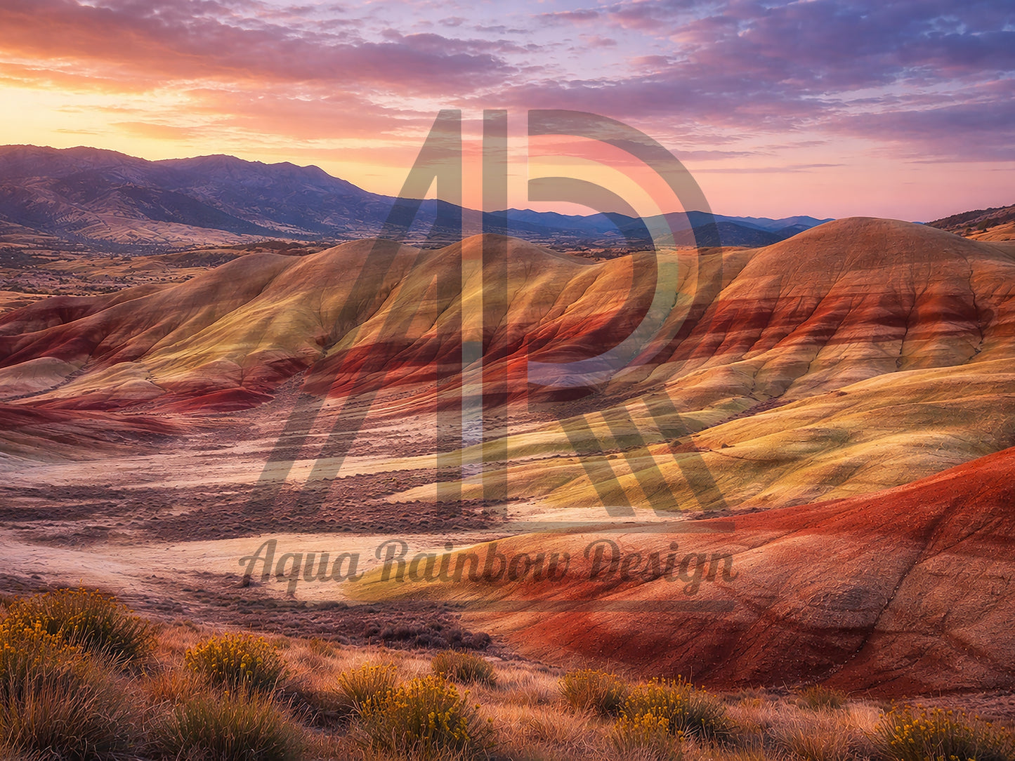 Painted Hills Landscape