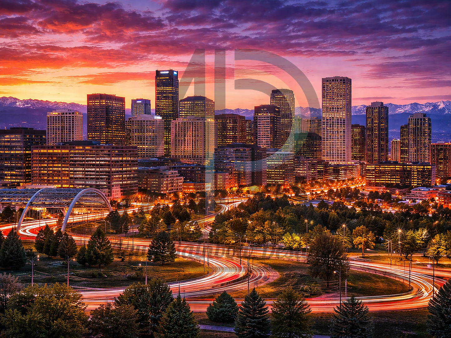 Denver Skyline View