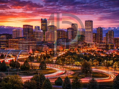 Denver Skyline View
