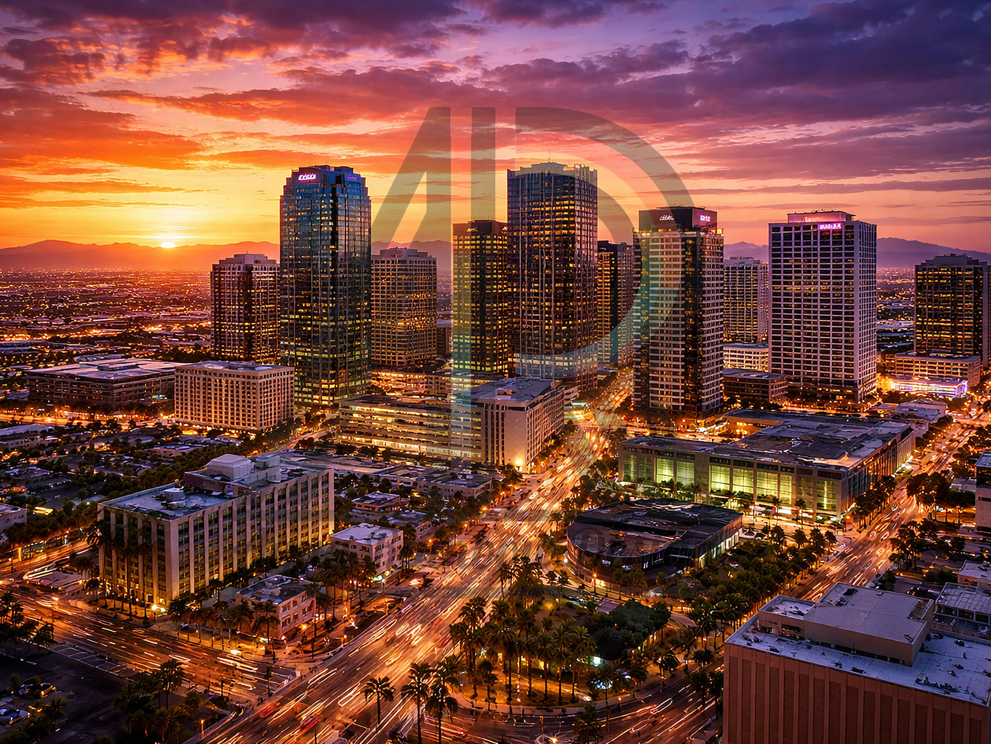 Phoenix Skyline View