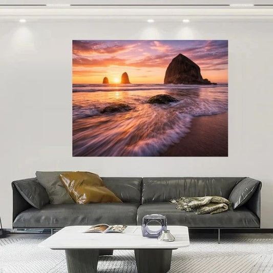 Haystack Rock Coastal View