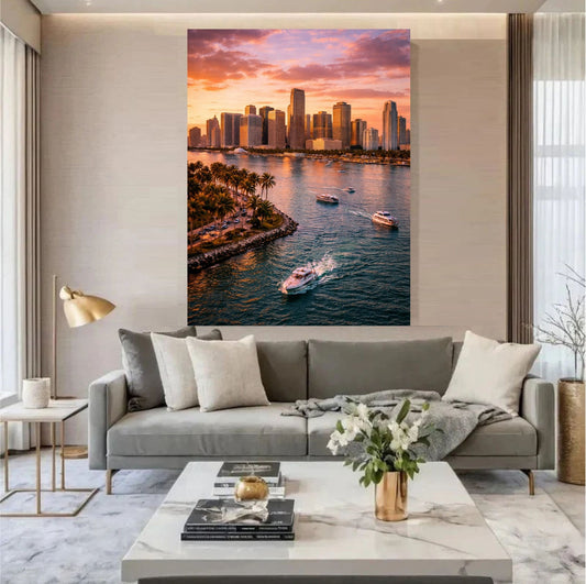 Miami Skyline View
