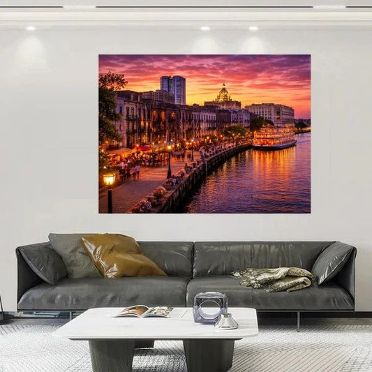 Savannah River Street Landscape