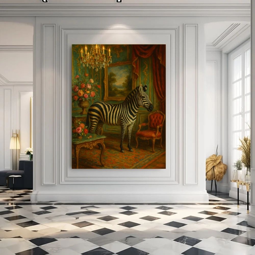 Zebra in the Gilded Chamber