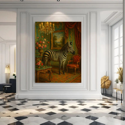 Zebra in the Gilded Chamber