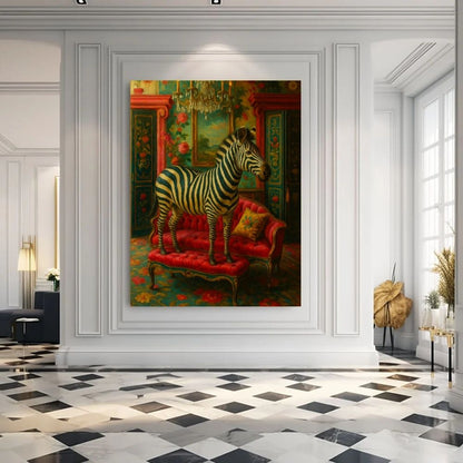 Zebra Velvet Court