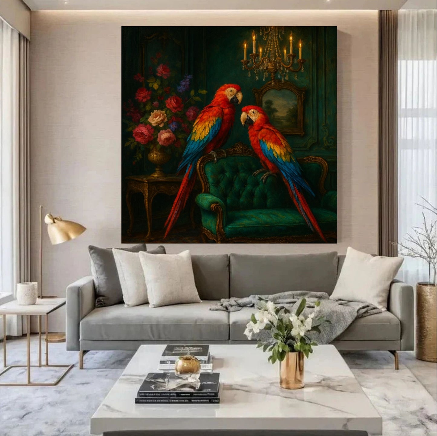 Emerald Salon Macaws