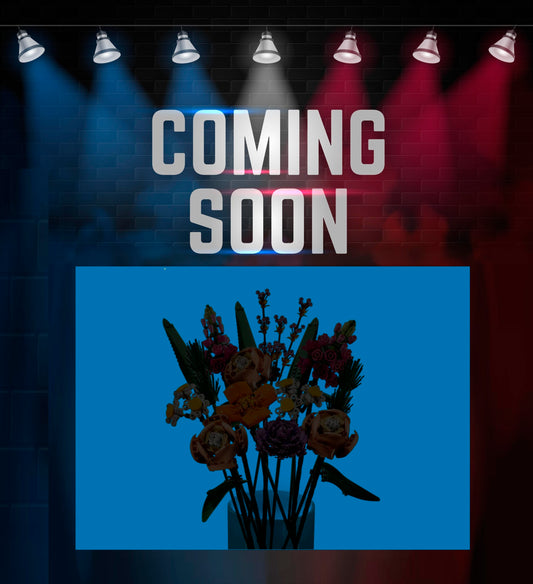 (10280) Flower Bouquet LED Display Case