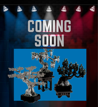 (10373) Mini Bonsai Trees LED Display Case