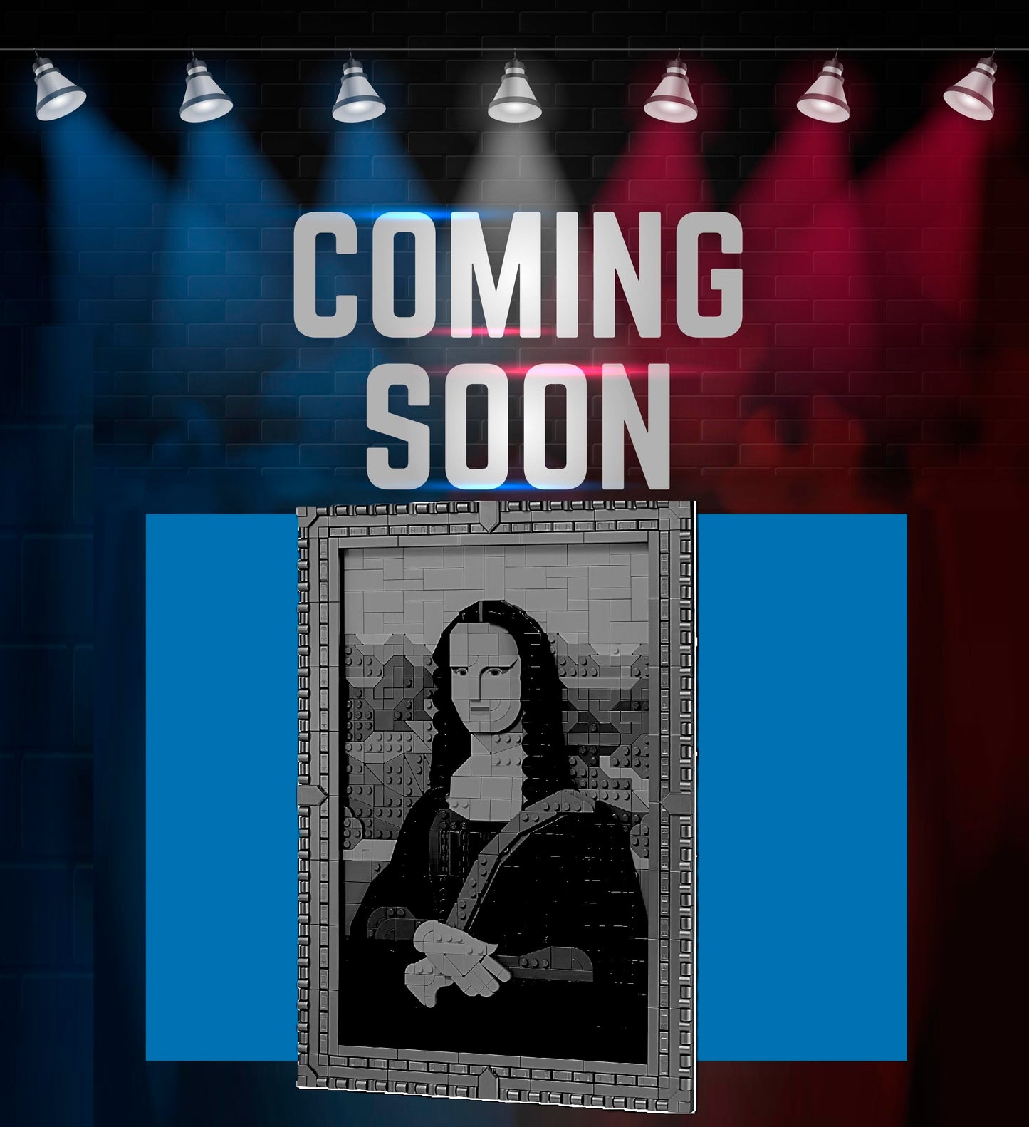 (31213) Mona Lisa LED Display Case
