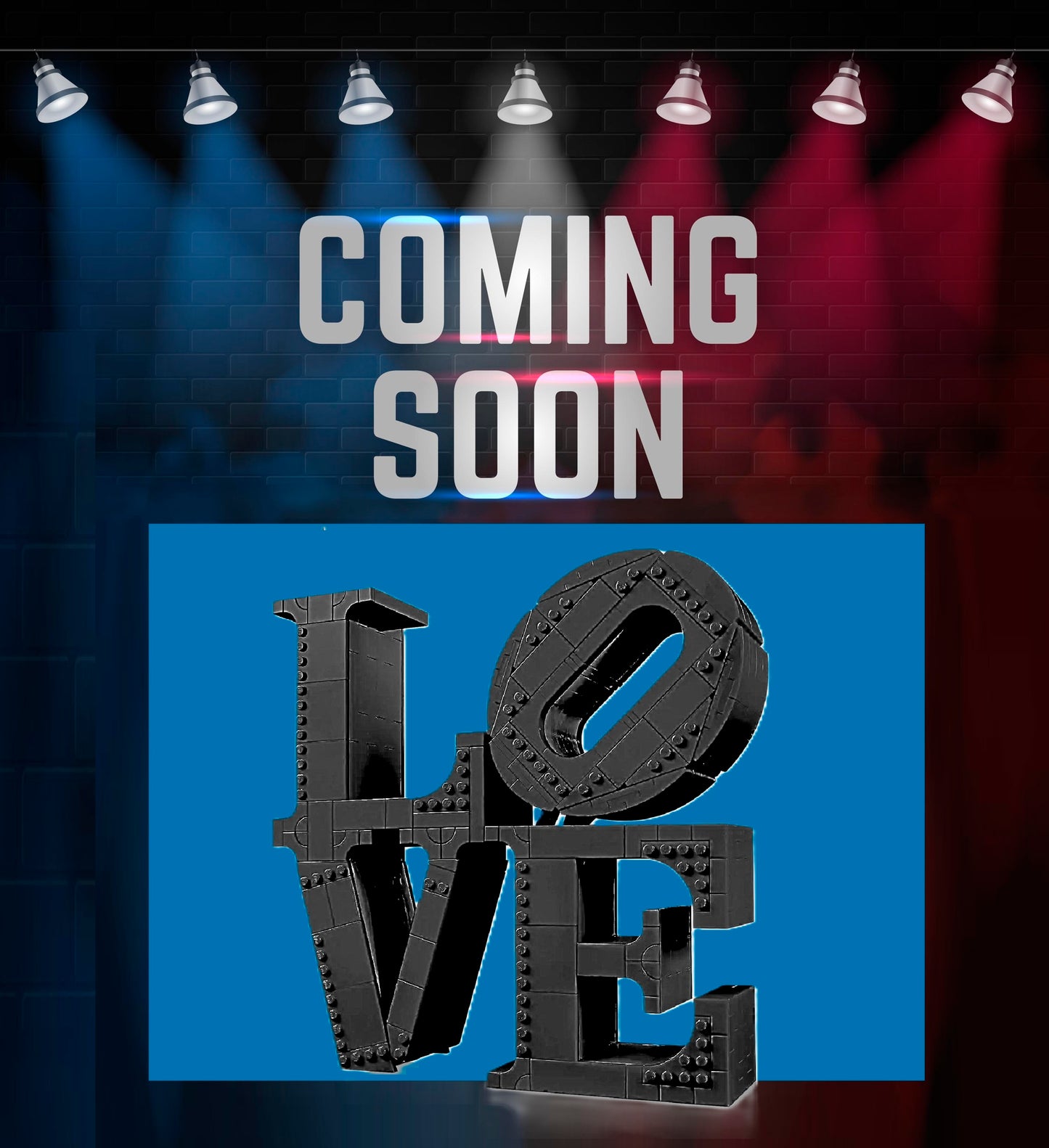 (31214) LOVE LED Display Case