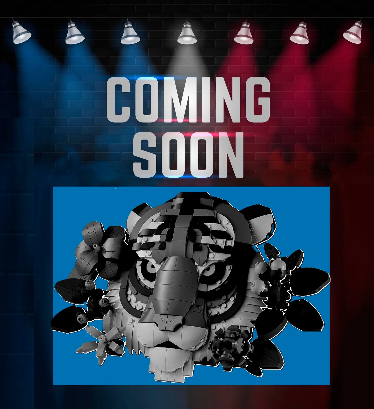 (31217) The Fauna Collection - Tiger LED Display Case