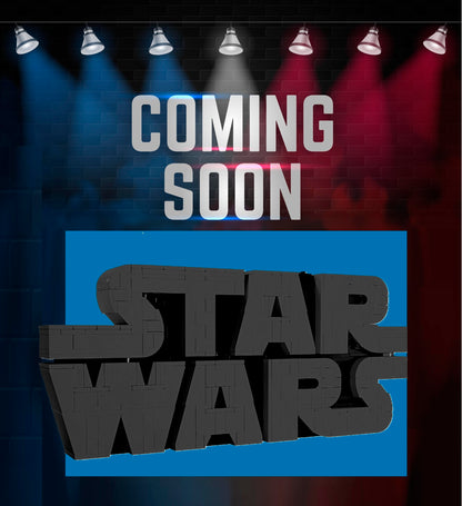 (75407) Brick-Built Star Wars™ Logo LED Display Case