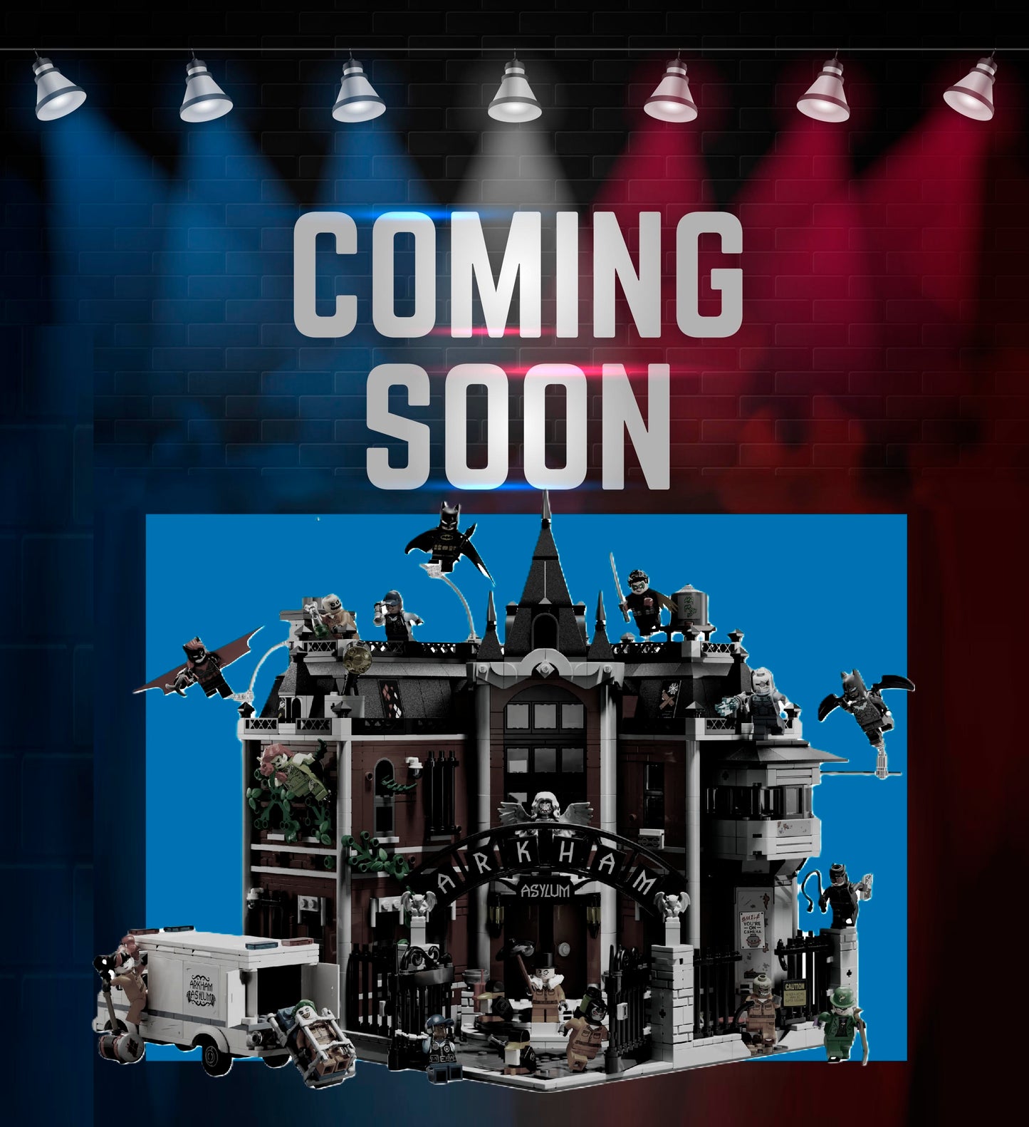 (76300) Arkham Asylum™ LED Display Case