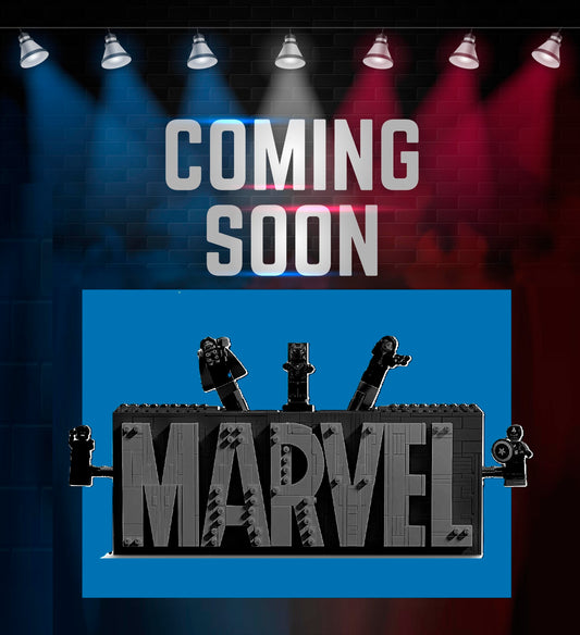 (76313) MARVEL Logo & Minifigures LED Display Case