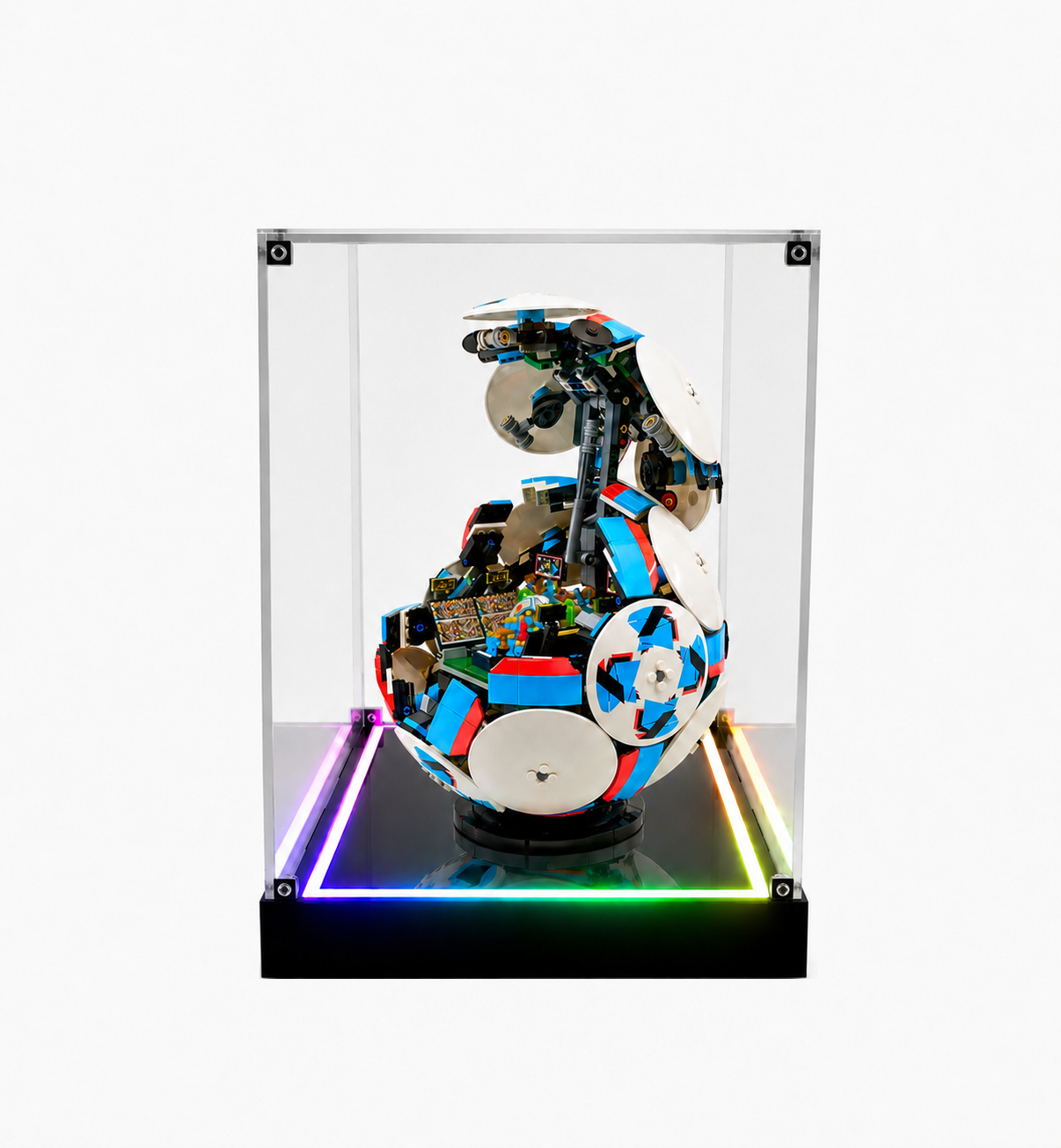 (43019) Soccer Ball LED Display Case