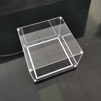 High-quality acrylic LEGO display case with LED base – Custom-fit for LEGO collectors